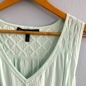 Seafoam Green Peplum Shell Tank